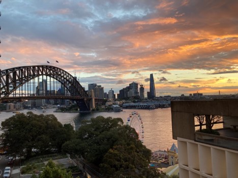 View from the balcony of my first apartment, in Milsons Point